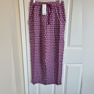 Purple Patterned Pants Womens Small